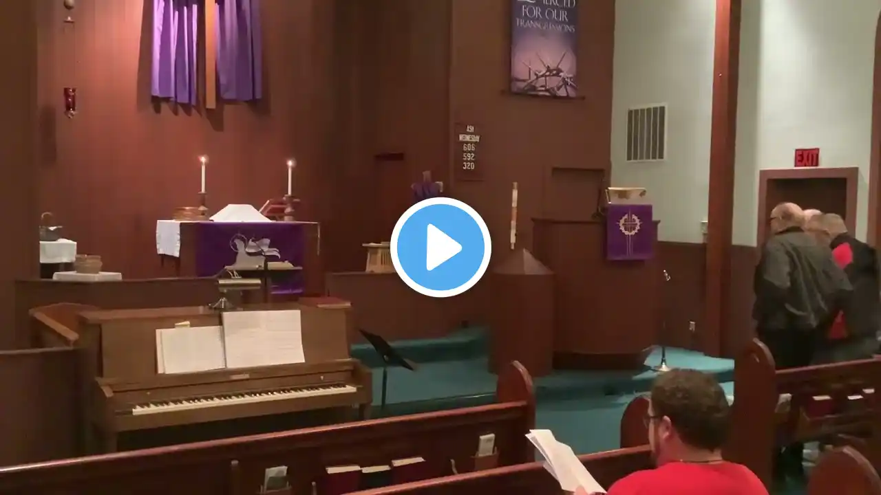 Ash Wednesday Service, February 14, 2024