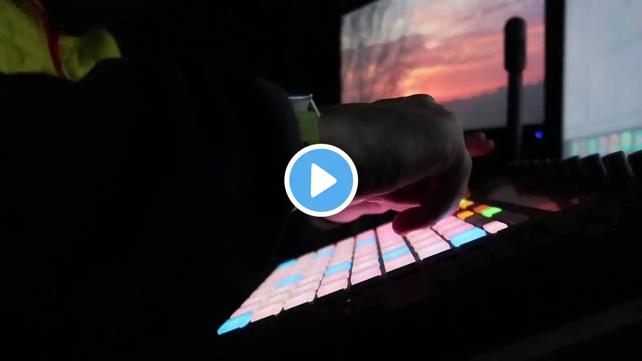 Friday Night Live Improvised Jam #1 Ableton PUSH 10 Minutes Against The Clock