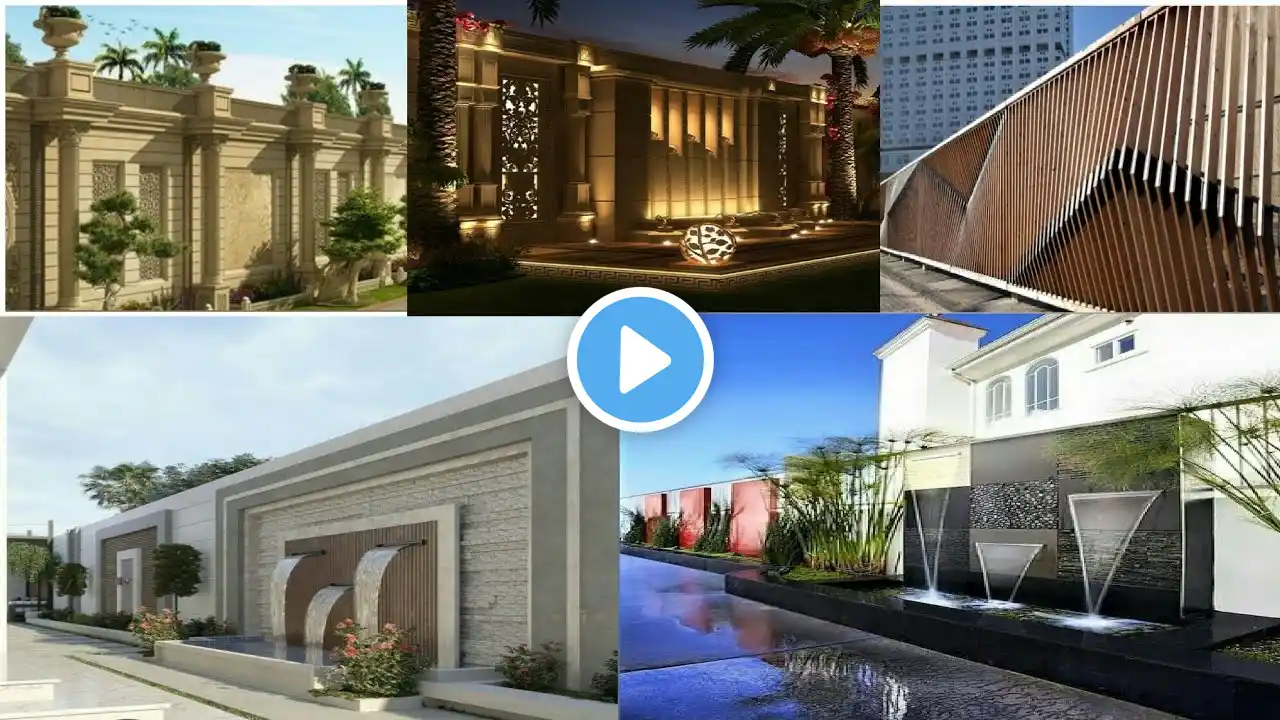 boundary wall design ideas | modern compound wall designs | compound wall design | boundary design