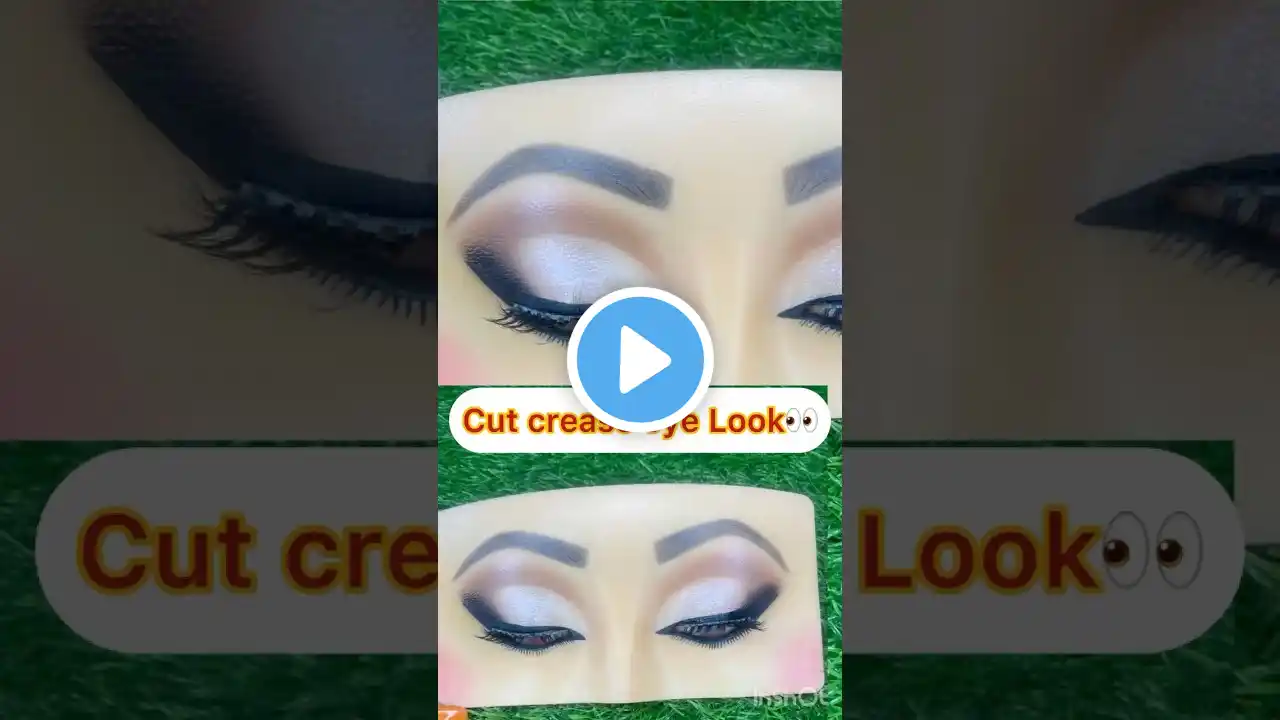 Easy brown Cut crease eye makeup🤎#shorts #youtubeshorts #youtube #trending #viralvideo #song #short