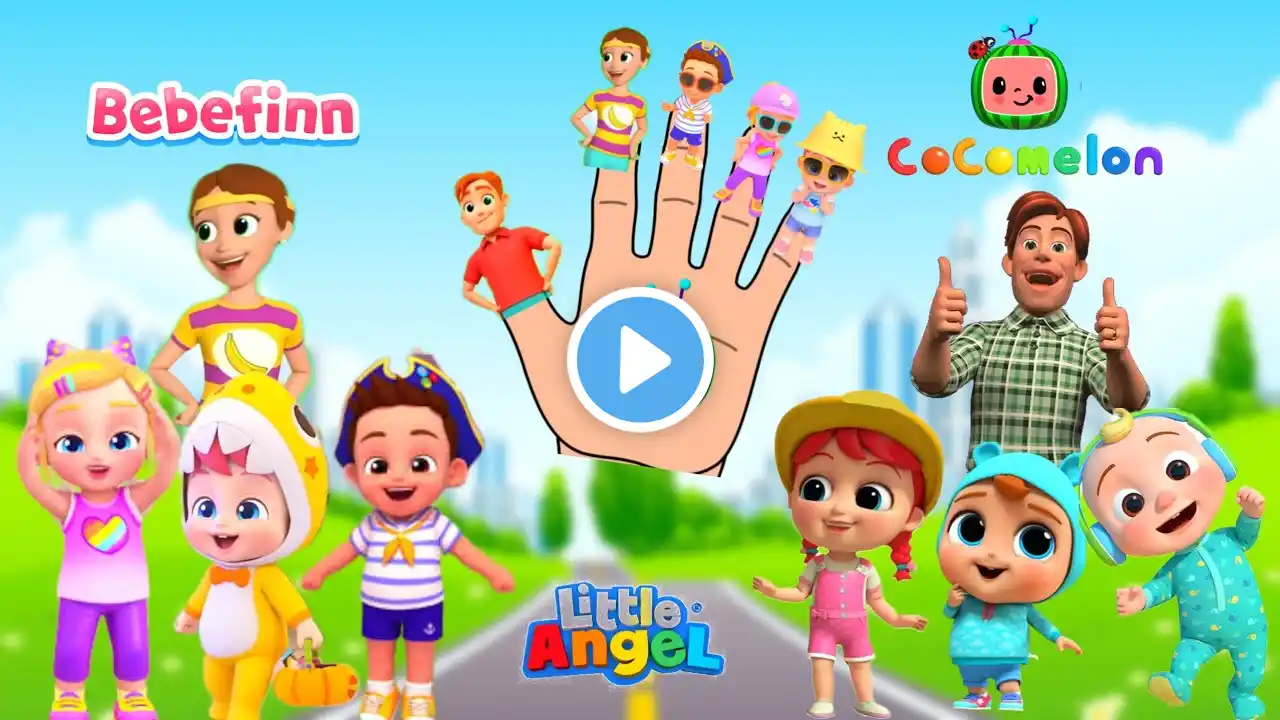 Mix Finger Family Song | Nursery Rhyme for kids  #littleangelkidssongs #cocomelon #bebefinn