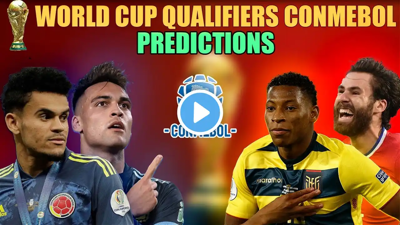 2022 World Cup Conmebol (South America) Qualifiers Predictions (November)