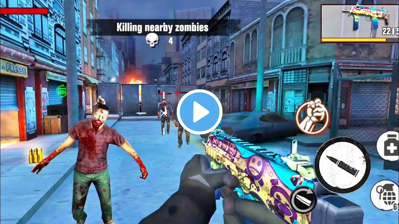 Zombie Encounter Real Survival Shooter 3D - FPS Zombie Shooting Game - Android Gameplay.