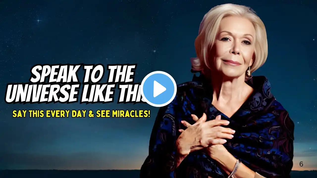 Louise Hay – Once You Speak to the Universe Correctly, Life Transforms!