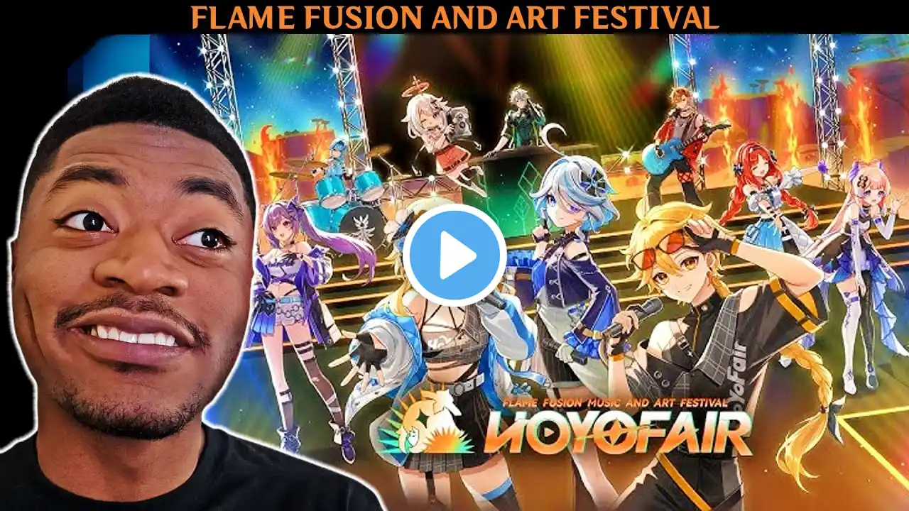 HoYoFair 2024 "Flame Fusion Music and Art Festival" REACTION | Part 1 (PC CRASHED)