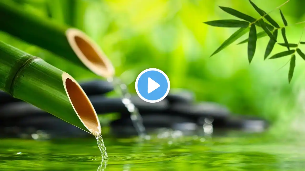 Relaxing Piano Music Bamboo Water Fountain, Sleep Music, Relaxing Music, Meditation Music