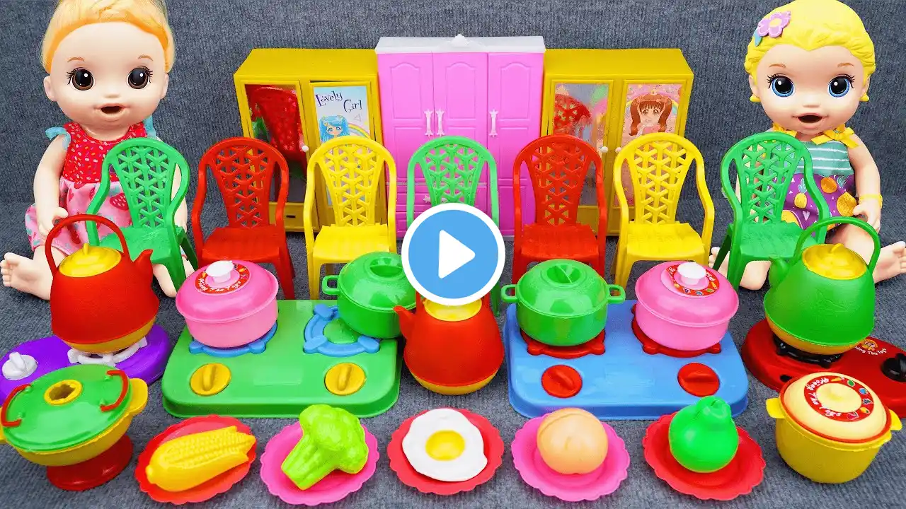 60 Minutes Satisfying with Unboxing Hello Kitty Kitchen Set | Cute Sanrio Mini ASMR Cooking Set Game