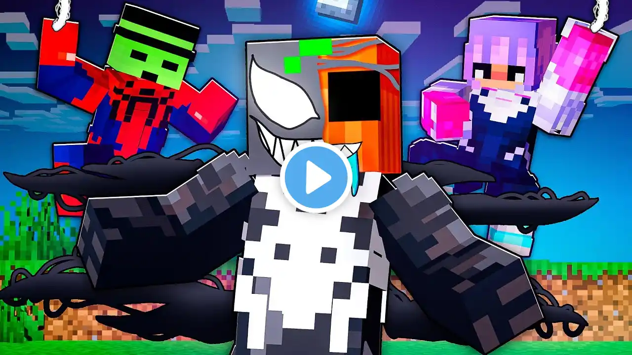 VENOM vs. SPIDERMAN Cazadores en Minecraft!