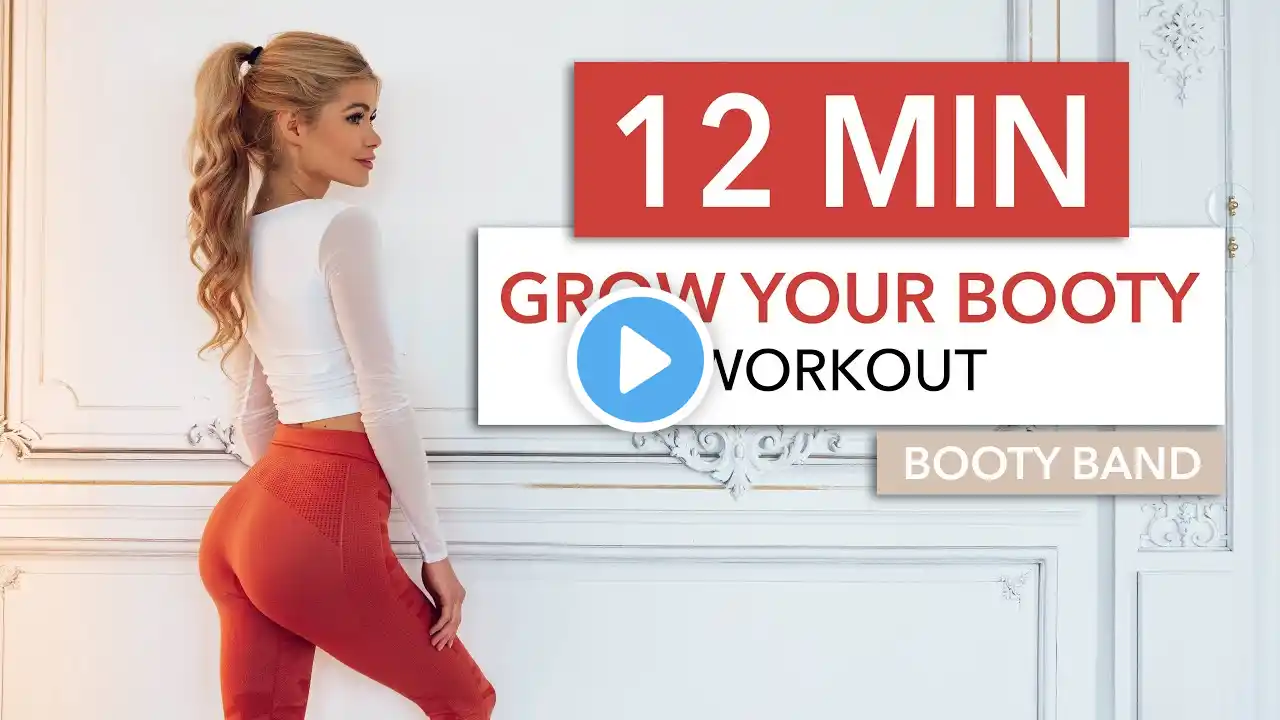 12 MIN GROW YOUR BOOTY - not your thighs / Booty Activation, no squats, knee friendly I Pamela Reif