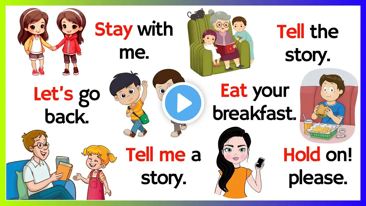 100 Common Daily Use English Sentences | Fun Learning Question Answers