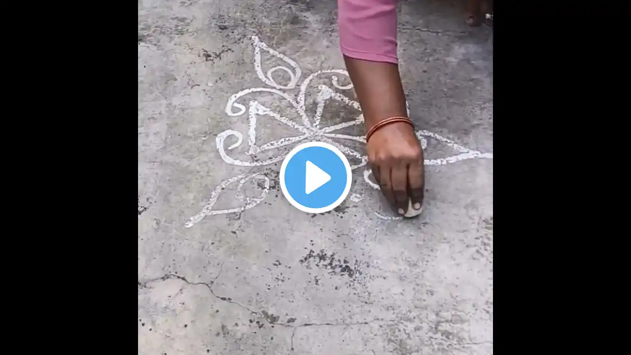 simple Rangoli designs/pulli kolam simple #simple kolam design with dots #simple vasa padi kolam🪷🌼🌺