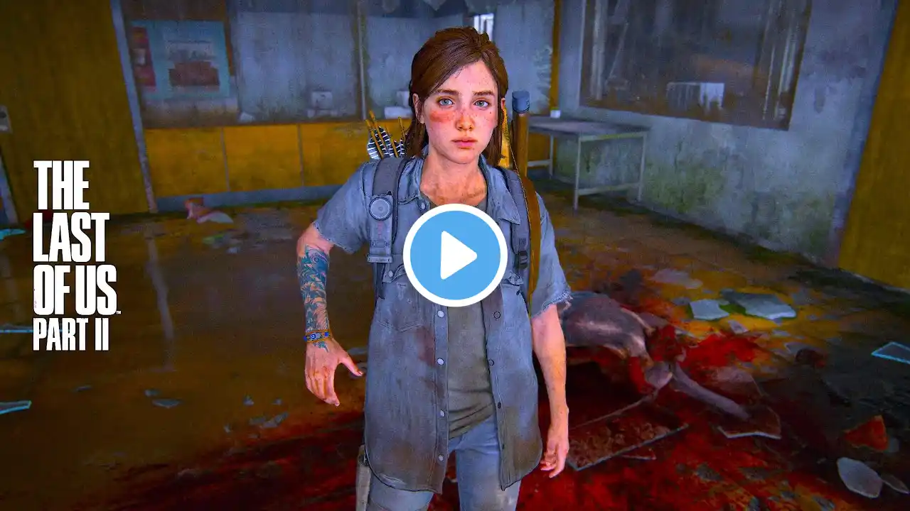 The Last of Us 2 PS5 Aggressive Kills Ellie VS WLF x SCARS (GROUNDED | NO DAMAGE) HILLCREST 4K/60FPS