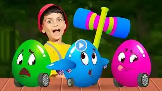 Surprise Eggs Transport Kids Songs | BabyBillion | Nursery Rhymes