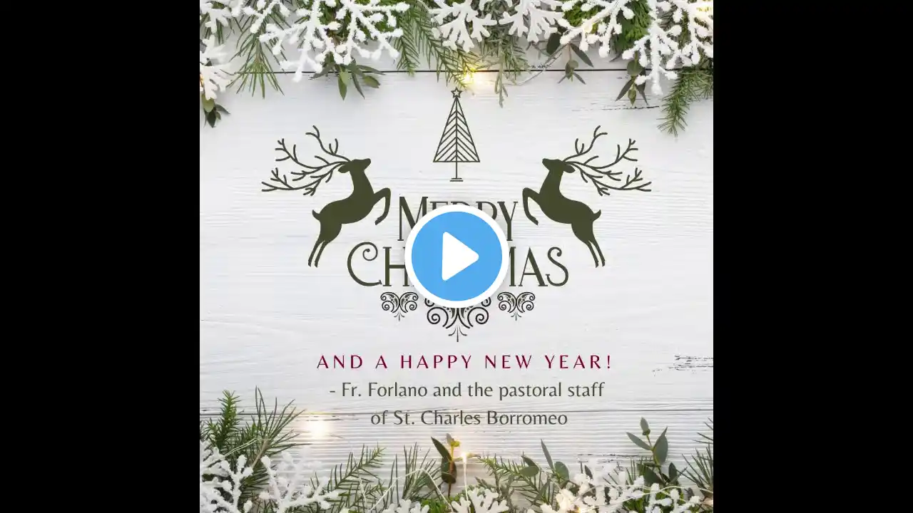 Christmas - Friday, December 25, 2020 - Nativity of the Lord (Day Mass)