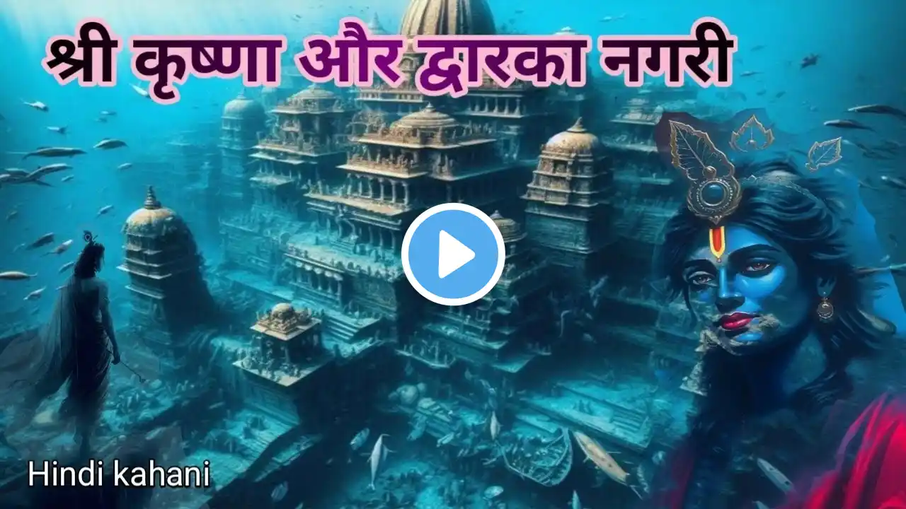 श्री कृष्णा और द्वारका नगरी 🙏|| sacchi Dwarka kahani || #motivation #Dwarka #story