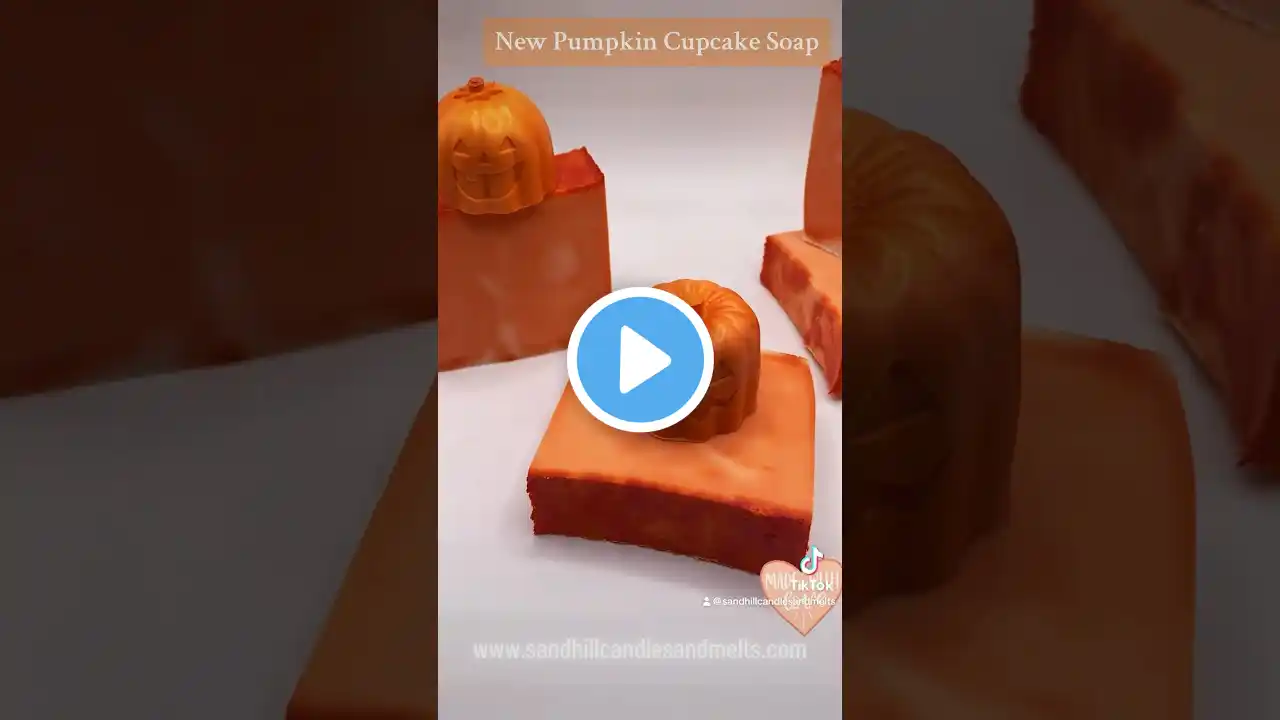 New Pumpkin Cupcake Goat Milk Soap Sand Hill Candles & Melts