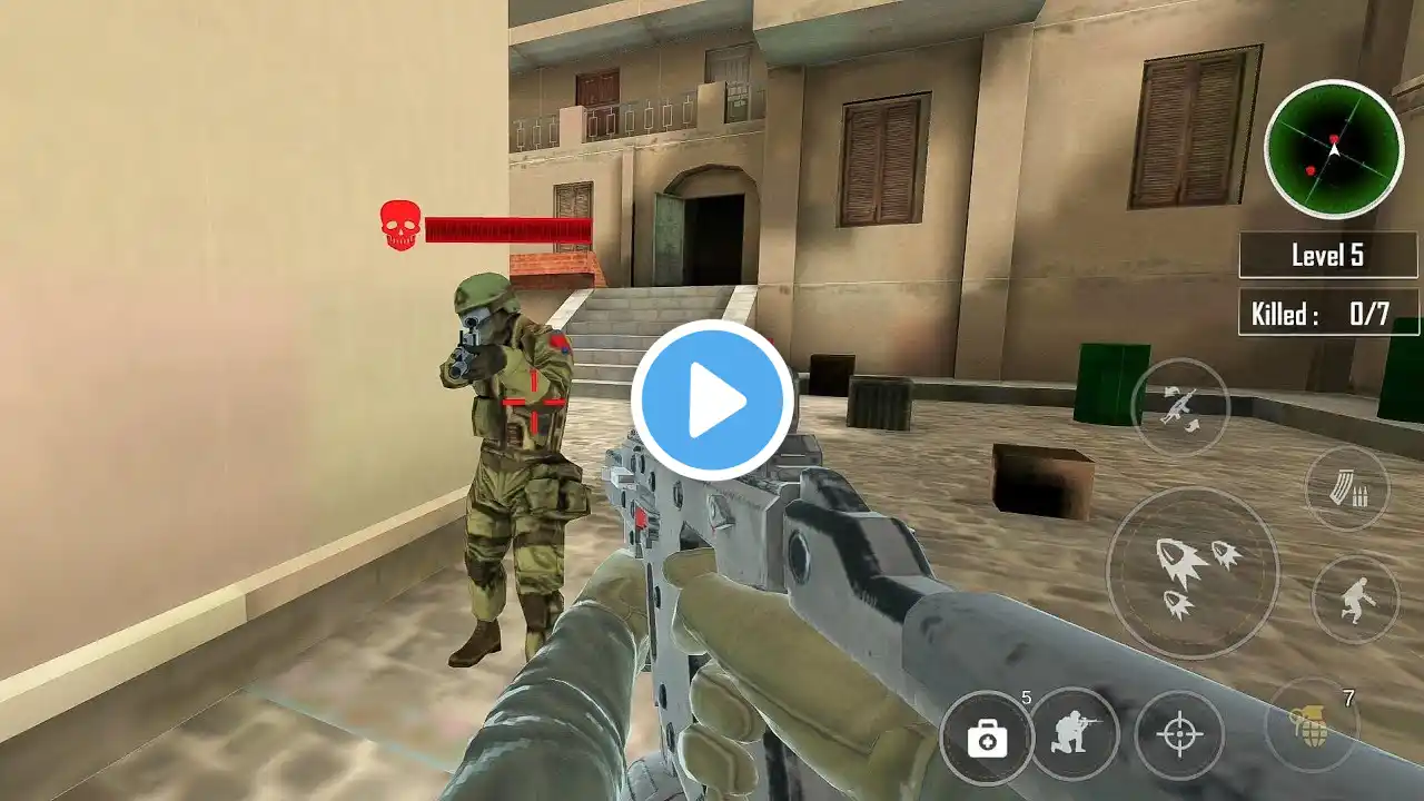 Counter Terrorist FPS Shooting Games Android Gameplay