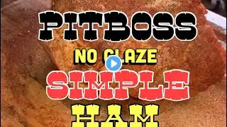 How To Pepare Twice Smoked No Glaze Spiral Ham On The Pitboss #spiralham #twicesmokedham