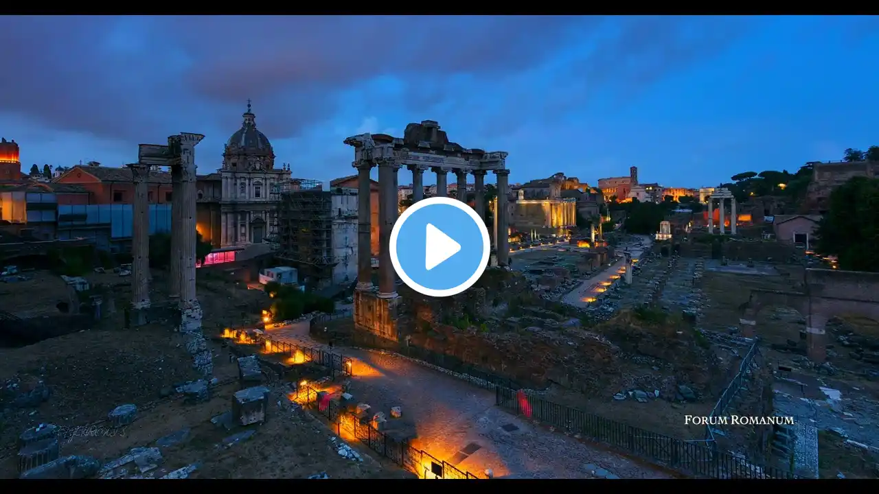 ROME 🇮🇹 ROMA Drone Aerial 4K Relaxation Film of Roma, Italy