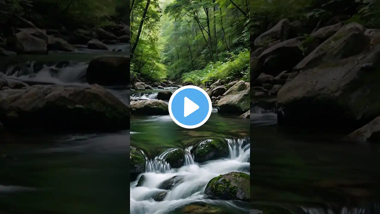 Calming ASMR River Rain Sounds for a Peaceful Sleep Insomnia Relief