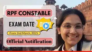 RPF CONSTABLE EXAM DATE OUT🔥😱 | RAILWAY EXAM SYLLABUS AND PATTERN