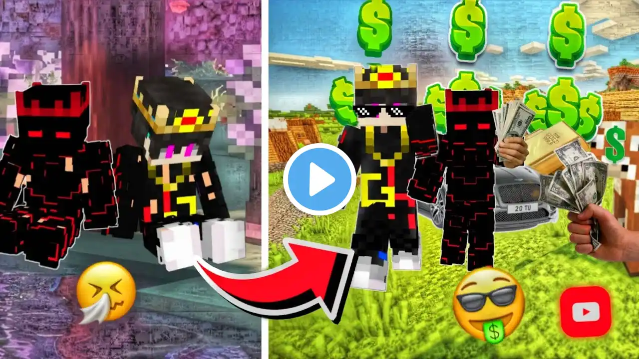 How I Become 🤑 Millionaire in This RepublicSmp 🤑 Me And Warrior 👍🏻 // #minecraftsmp #minecraft