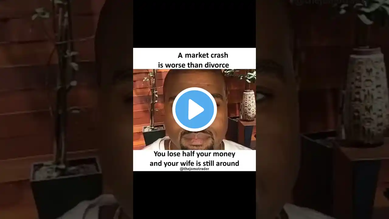 Crash Is Worse Than Divorce💀📉😂 #trading #forex #crypto #stockmarketcrash #funnyshorts