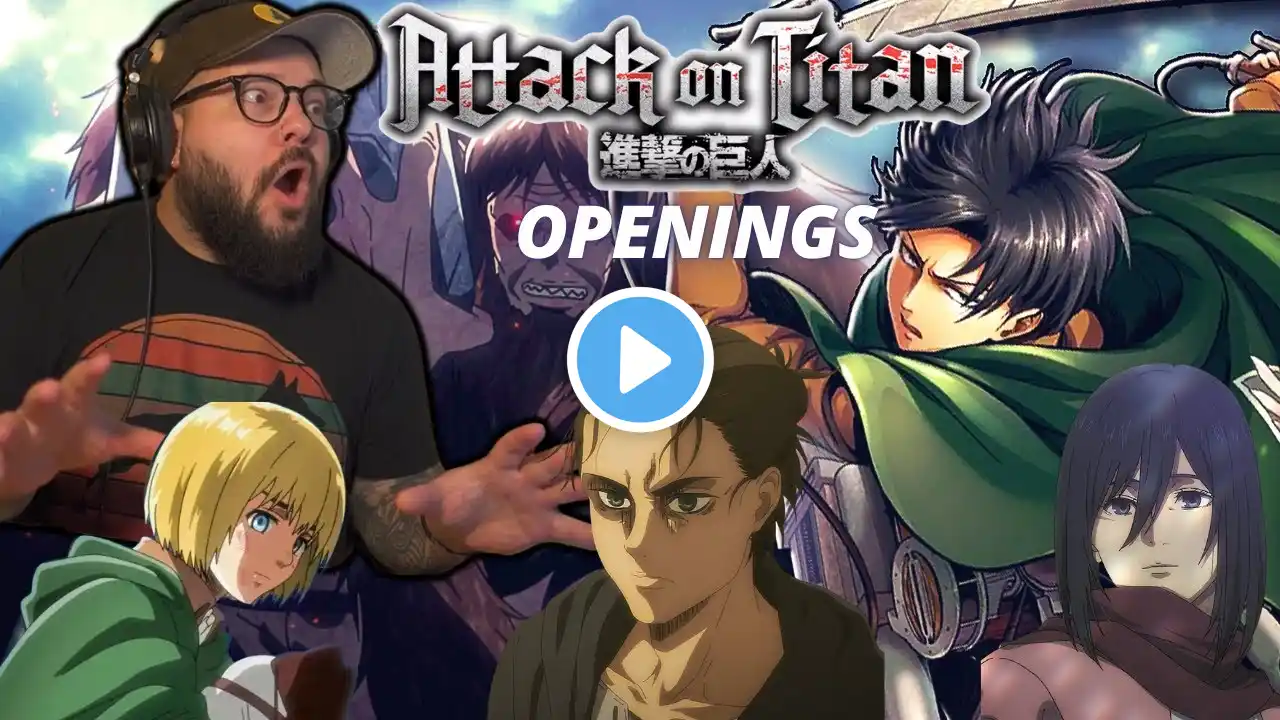 First Reaction to the ATTACK ON TITAN Openings