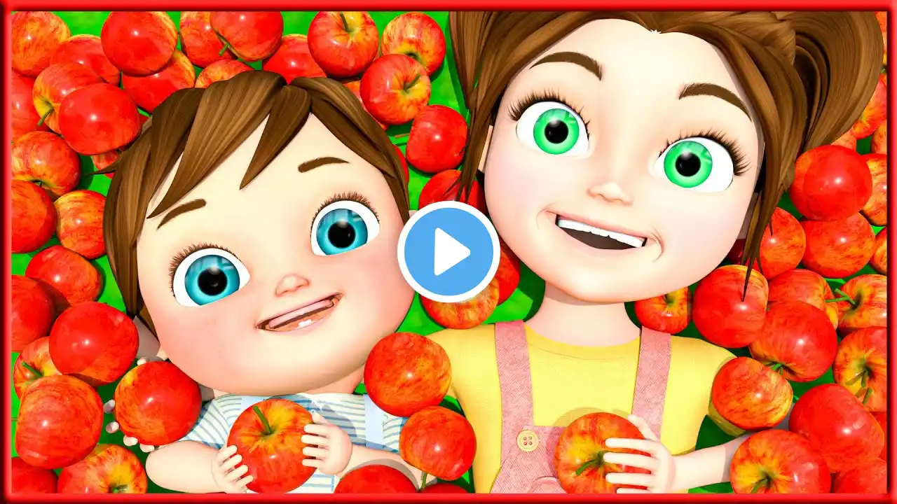 Five Red Apples🍎 | The Apple Song- Popular Kids Song And Nursery Rhyme by  Banana Billions