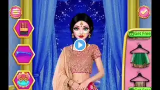 ASMR Indian wedding makeup and dress up animation in Hindu culture ✨️