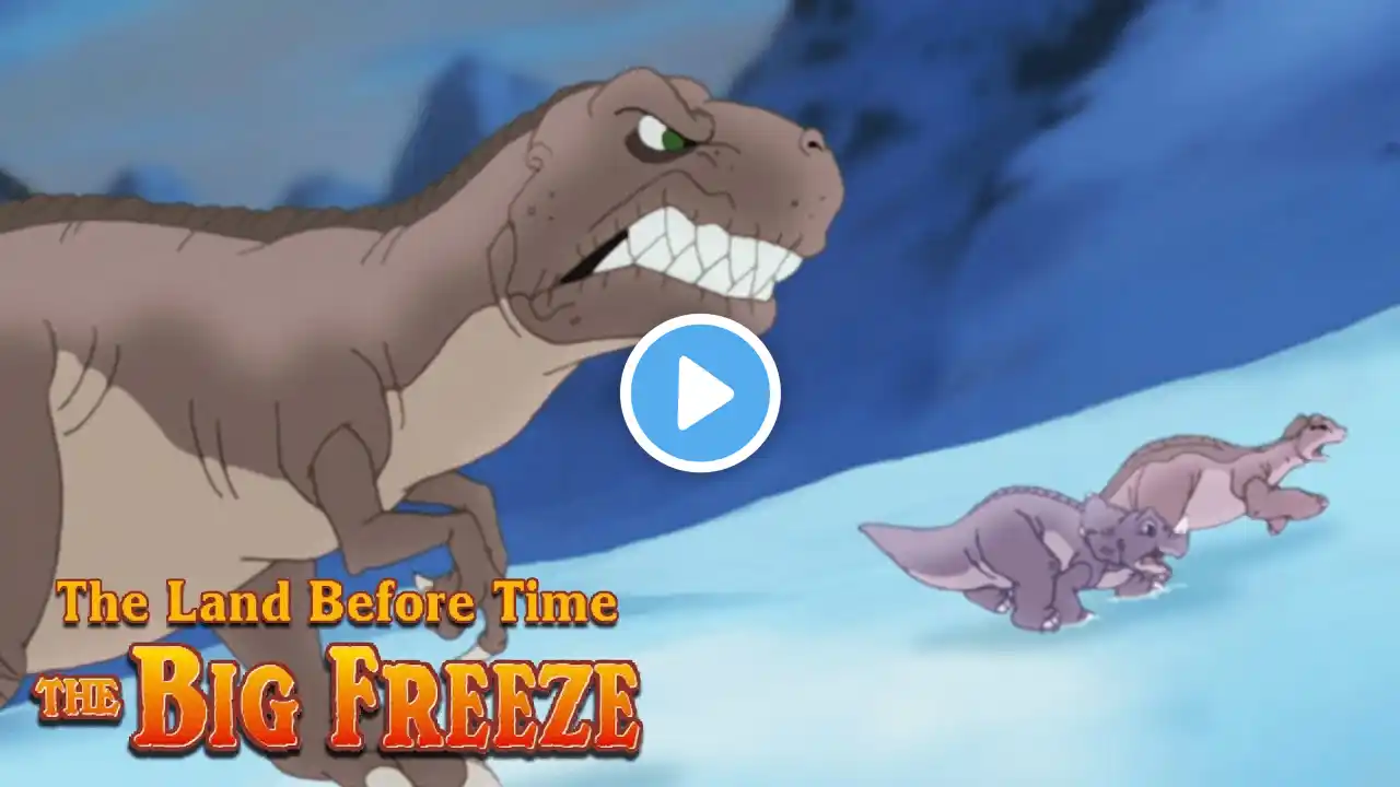 Run Away From the Sharptooth | The Land Before Time VIII: The Big Freeze