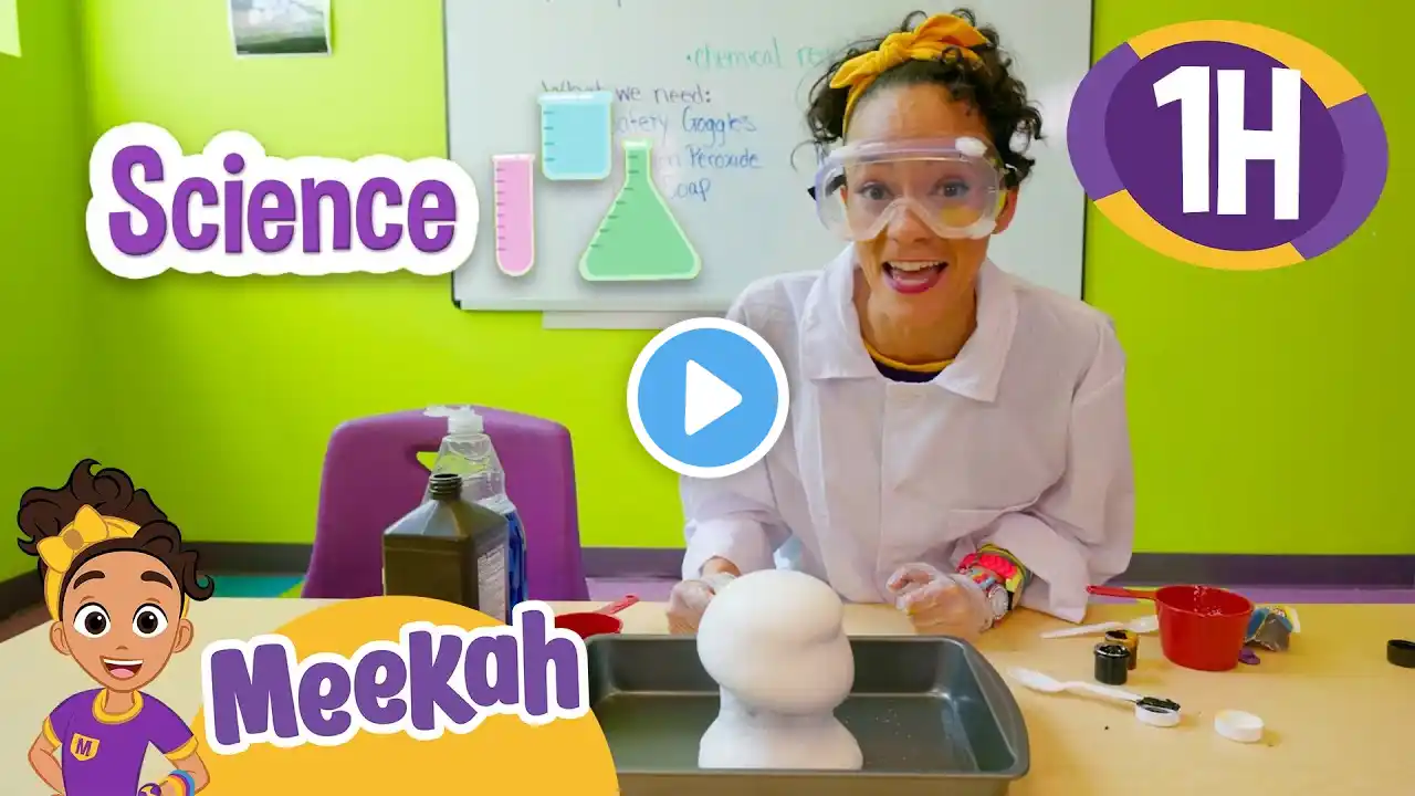 Science Experiments for Kids With Meekah | Educational Videos for Kids | Blippi and Meekah