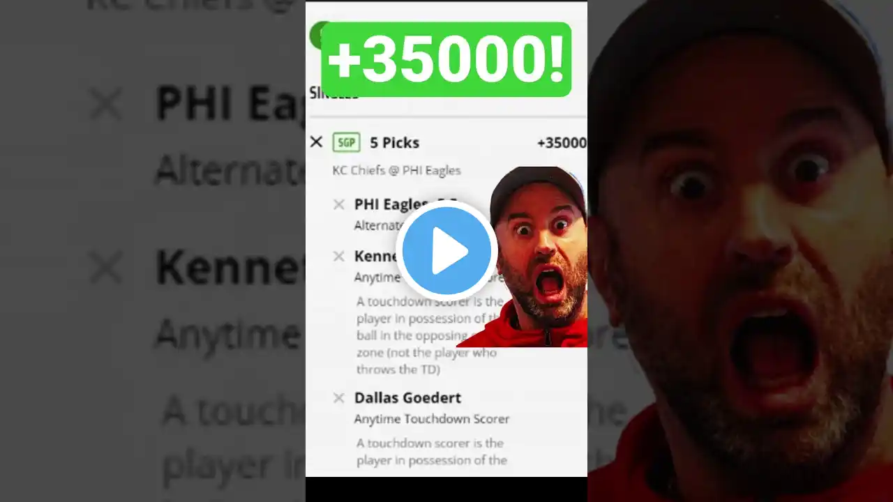 🤯 INSANE $350K SUPER BOWL 2023 PARLAY