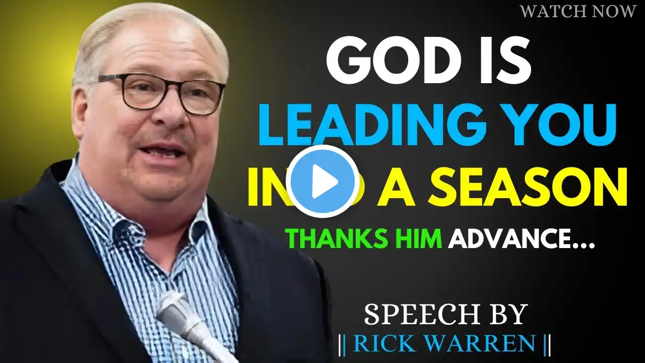 GOD is Leading You to a NEW CHAPTER – Don’t Lose Faith | BEST MOTIVATION BY RICK WARREN #rickwarren