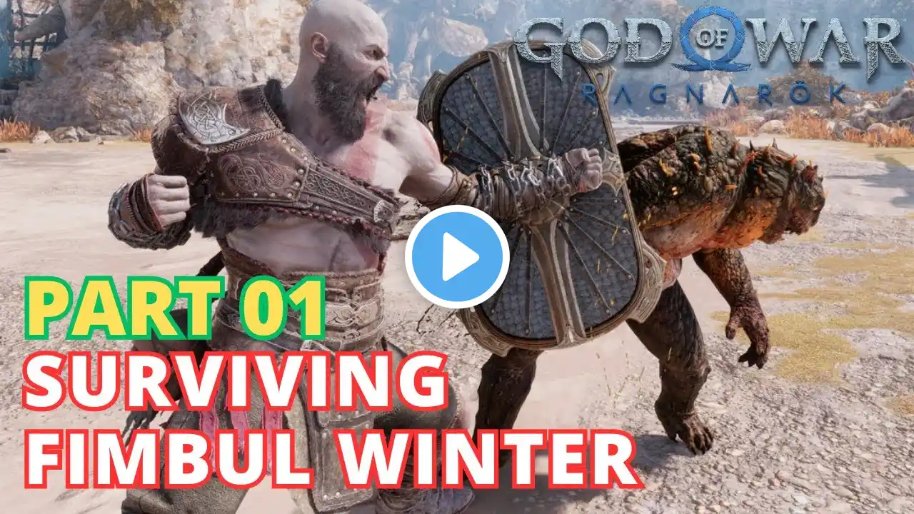 GOD OF WAR RAGNAROK Gameplay Walkthrough PS5 (4K 60FPS) - Part 01 SURVIVING FIMBULWINTER