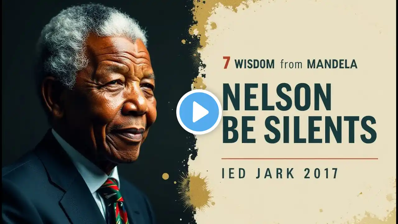 Always Be Silent in 7 Situations | Nelson Mandela's Wisdom