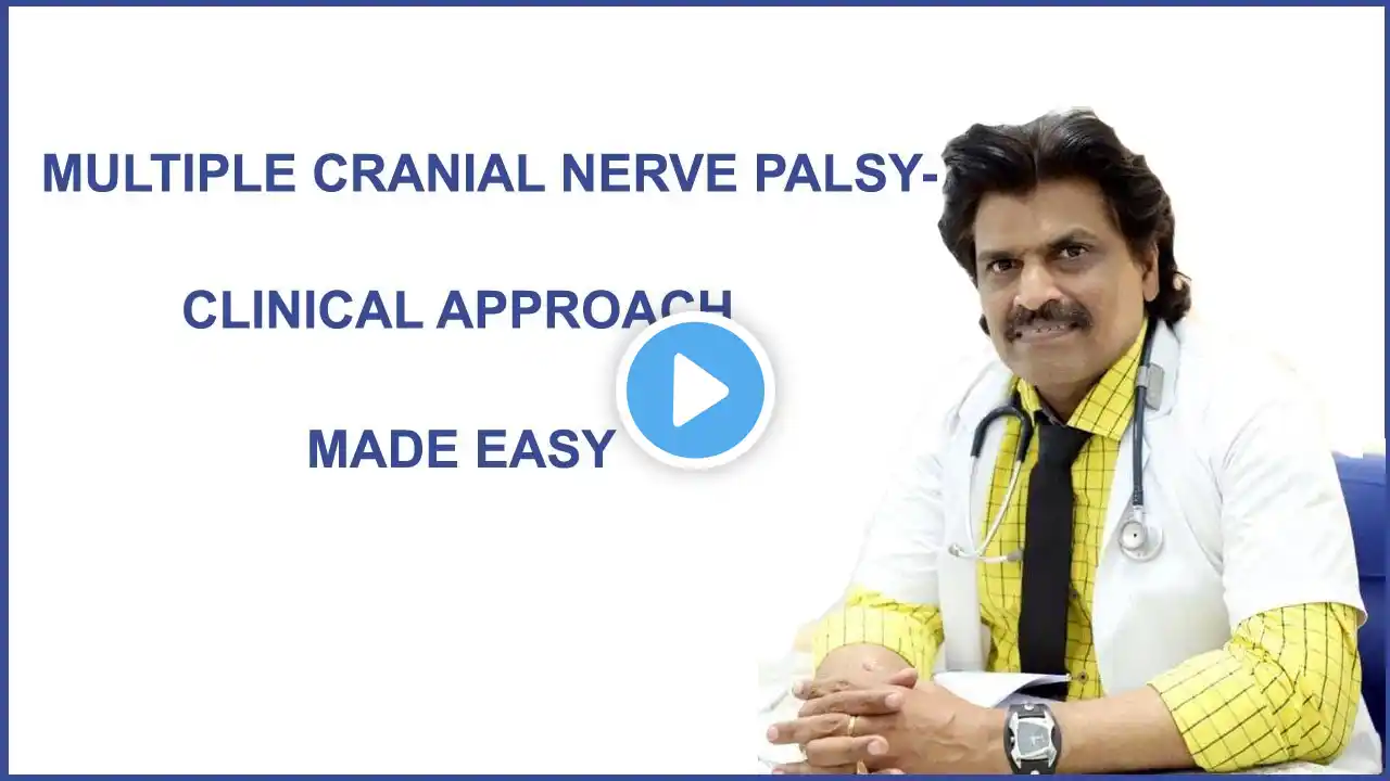 MULTIPLE CRANIAL NERVE PALSY- CLINICAL APPROACH MADE EASY