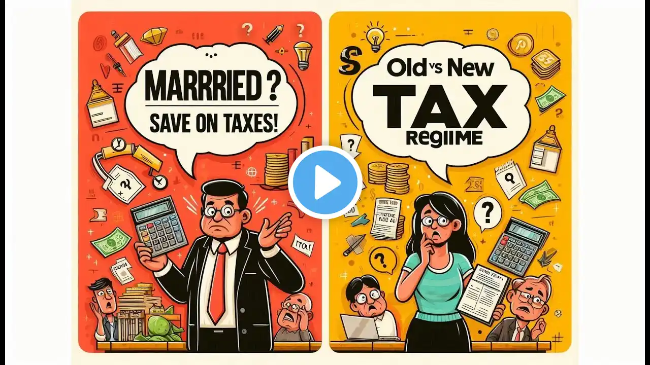 Married Couples Tax Saving Strategy | Old vs New Tax Regime | Budget 2025 Explained!