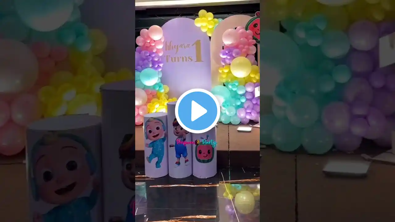 Cocomelon Theme Birthday Decoration| Birthday Decoration Bengaluru| Balloon Decoration Bangalore