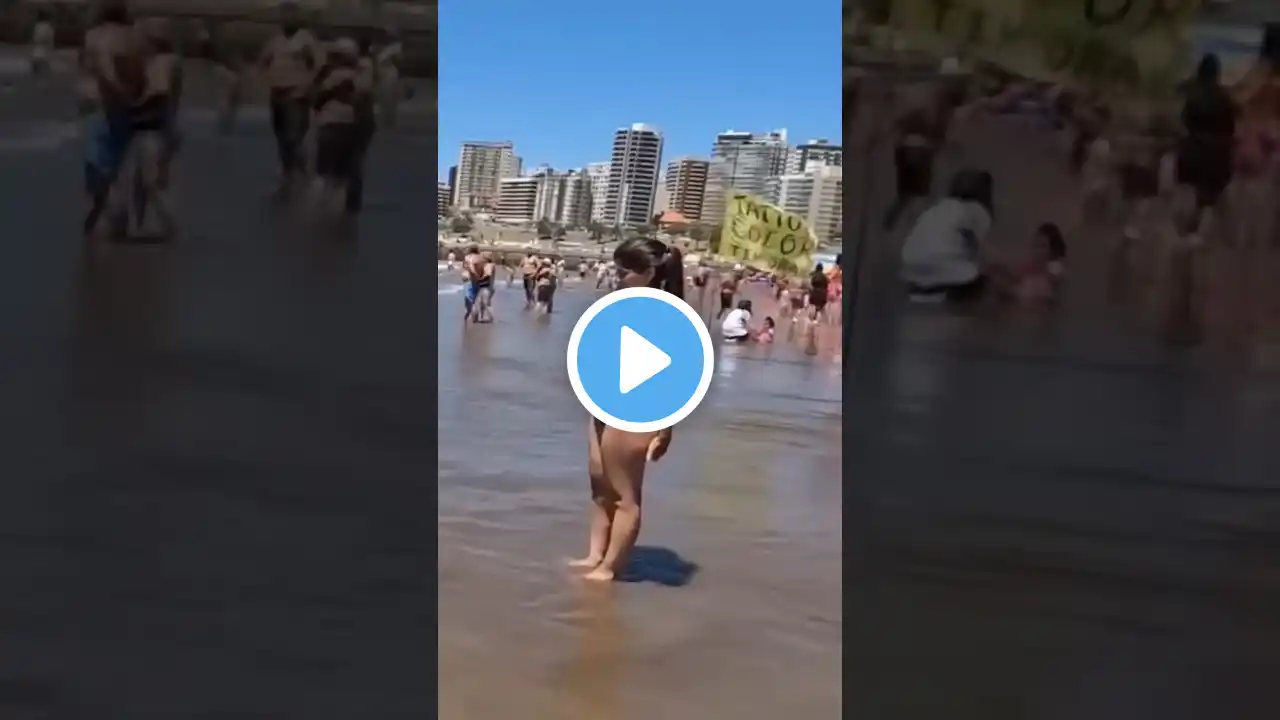 Mar del Palta Beach A Beautiful Day #shorts