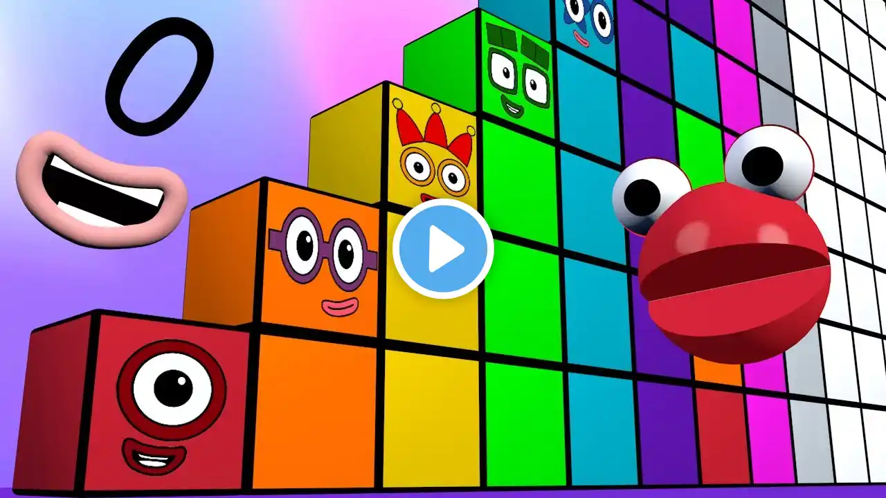 Numberblocks Step Squad 1-100 HUGE Song - Learn to Count Numbers!