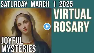 VIRTUAL FOLLOW ALONG VISUAL ROSARY for SATURDAY, MARCH 1, 2025 - ATMOS WATERS