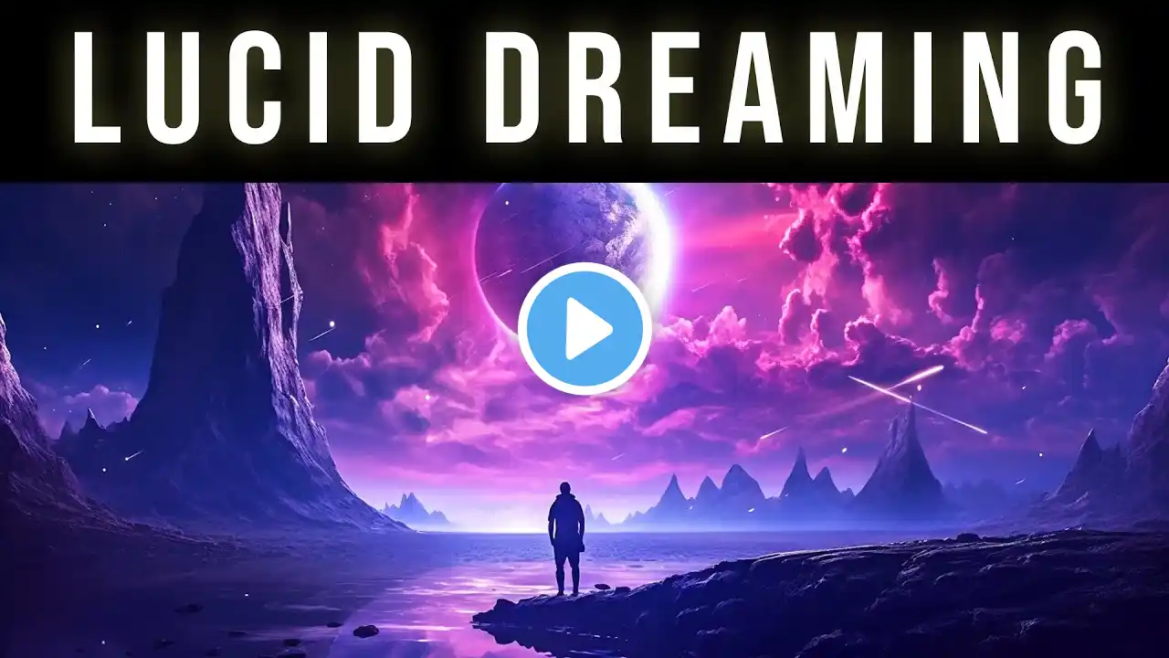 Explore The Dream Dimension While You Sleep | Lucid Dreaming Binaural Beats Black Screen Sleep Music