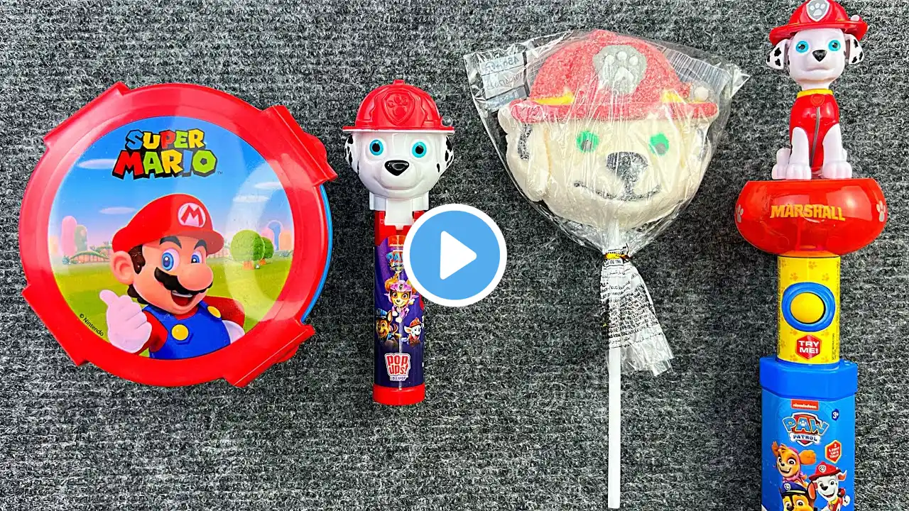 Candy Lollipops and Sweets ASMR • Yummy Surprise Egg Unpacking • Satisfying PawPatrol Video