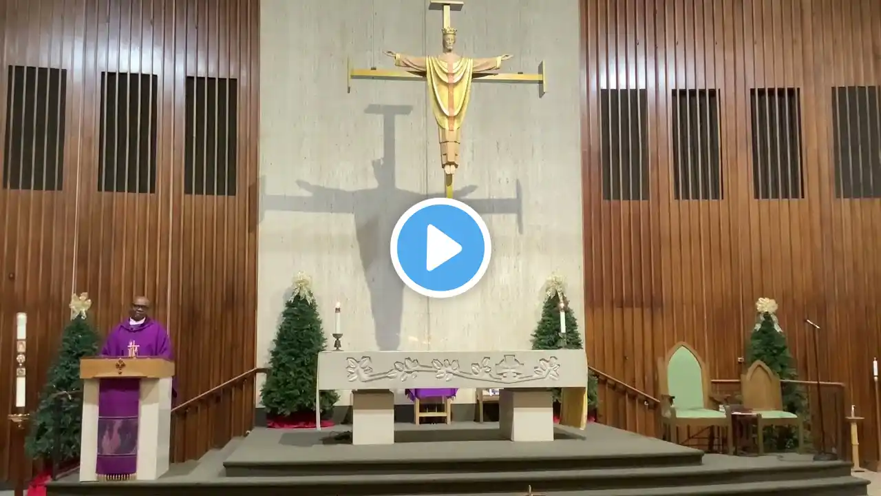 Gospel and Homily by Fr Anthony - 12/21/2024 - 5 pm Saturday Mass - Fourth Sunday of Advent