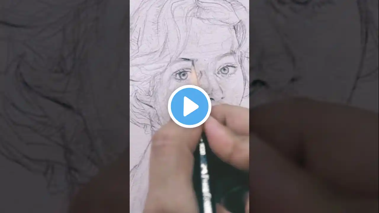 Beautiful girl drawing with trending music #trending #youtubeshorts #shortsfeed #shorts #short