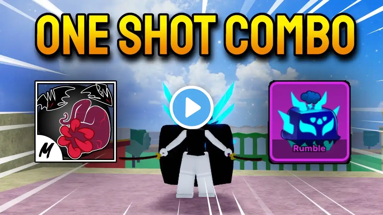 Sanguine Art + Rumble + Cursed Dual Katana = Best One Shot Combo Update 23 (Blox Fruits)