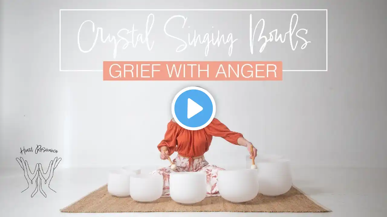 432hz Crystal Singing Bowl Sound Healing for Grief with Anger