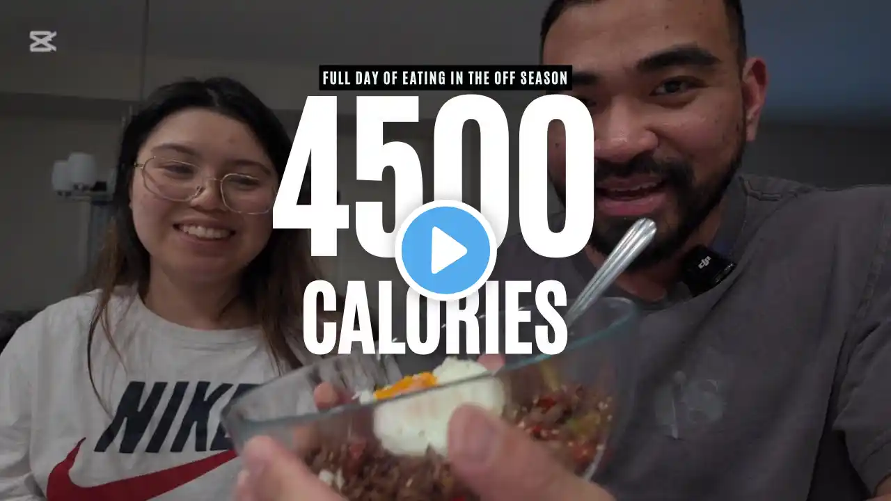 Full day of eating - 4500 calories in the off season