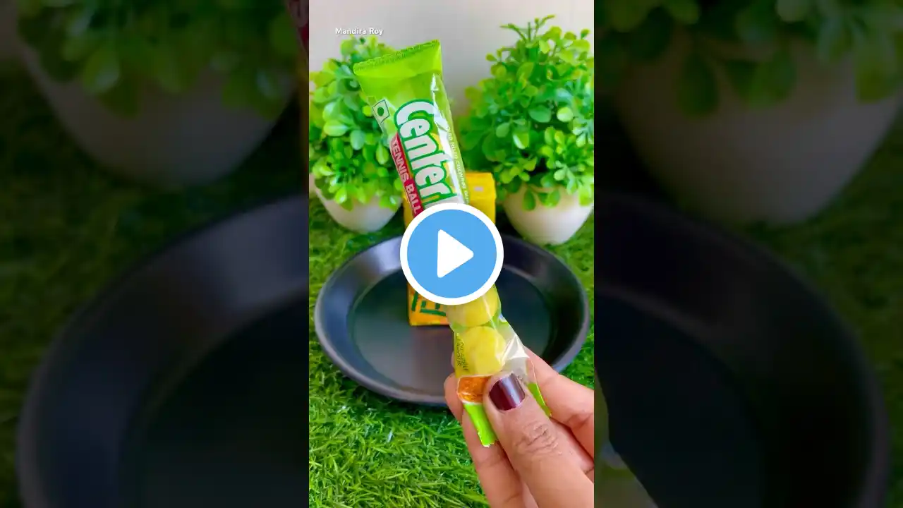 Center Fruit Tennis Ball + Frooti Ice Cream 🍭😍 #shorts #icecream #viralvideo #asmr #shortvideo